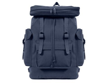 Rothco Canvas European Style Rucksack - Navy Blue