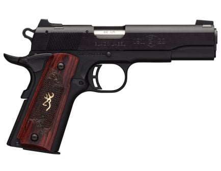 Browning 1911-22 Black Label Medallion Full Size 22 LR 10 Round Blowback Pistol, Matte Black - 051851490