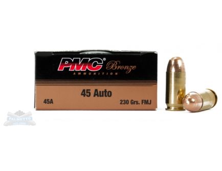 PMC Bronze 45 Auto/ACP 230gr FMJ Ammunition 50rds - 45A