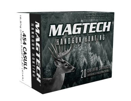 Magtech 454 Casull 260gr SJSP FP Ammunition 20rds - 454A