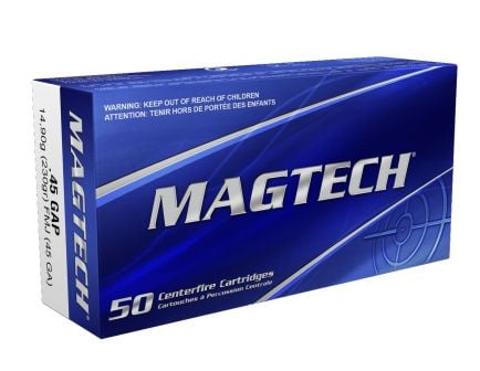 Magtech 45GAP 230gr FMJ Ammunition 50rds - 45GA