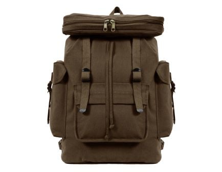 Rothco Canvas European Style Rucksack - Earth Brown