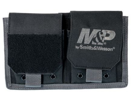 Smith & Wesson M&P Pro Tac Magazine Pouch, 4-Compartment, Textured Black - 110178