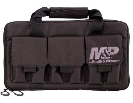 Smith & Wesson M&P Pro Tac Double Handgun Case, Smooth Black - 110029