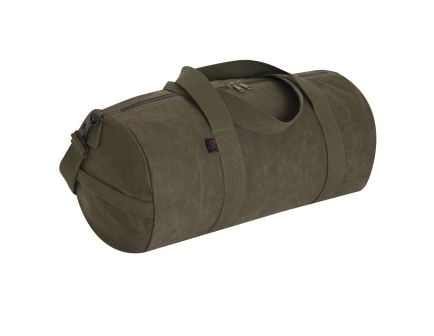 Rothco Waxed Canvas Shoulder Duffle Bag - 19 Inch, Olive Drab