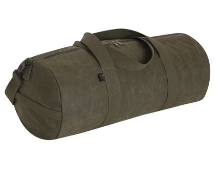 Rothco Waxed Canvas Shoulder Duffle Bag - 24 Inch, Olive Drab