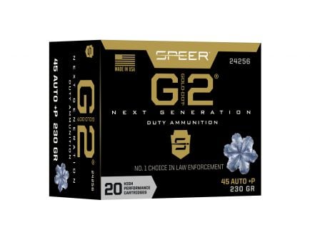 Speer Gold Dot .45 ACP +P 230 gr G2 Personal Protection 20 Rounds Ammunition - 24256