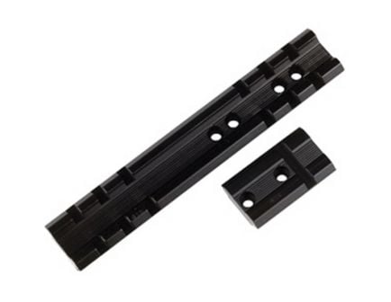Weaver Weatherby Mark V Aluminum Top Mount Standard Front 2-Piece Scope Base, Matte Black - 48432