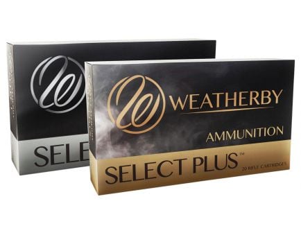 Weatherby Select Plus 240 Weatherby Mag 80 grain Barnes TTSX Rifle Ammo, 20/Box - B24080TTSX