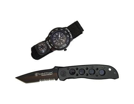 Camp Co Folding Knife Black - for Outdoor Use - SWXTM-OPS-2