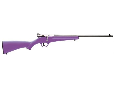 Savage Arms Rascal (Purple) 22 LR 16.11 Round Bolt Action Rimfire Rifle, Sporter - 13783
