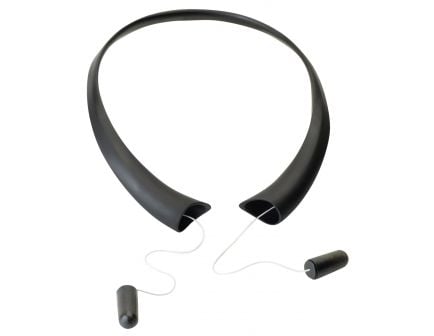 Walkers Game Ear 31 dB Passive Neckband Retractable Ear Plug, Black - GWPNWPAS