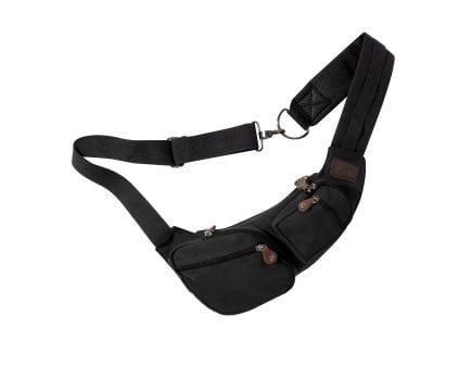Rothco Crossbody Canvas Sling Bag - Black