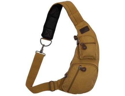 Rothco Crossbody Canvas Sling Bag - Coyote Brown