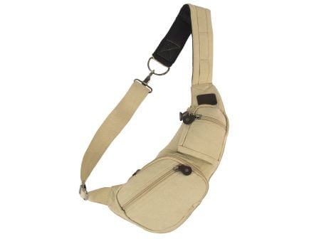 Rothco Crossbody Canvas Sling Bag - Khaki