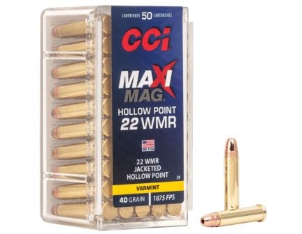 22 WMR MAXI MAG 40GR JHP