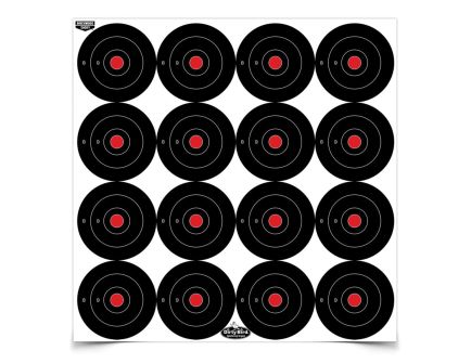 Birchwood Casey Dirty Bird Bullseye Target, Black Pack of 100