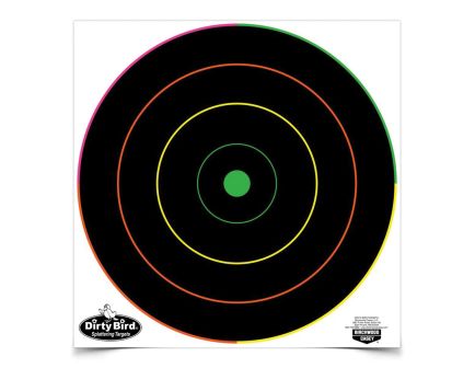 Birchwood Casey Dirty Bird Bullseye Target, Pack of 100