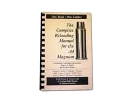 Loadbooks USA .44 Magnum Complete Reloading Book Manual