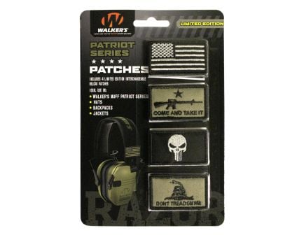 Walkers Game Ear Patriot Muff Patch Kit - GXPPATKIT2