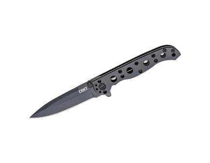 CRKT Folding Knife Hollow/Plain/Spear Point, Black