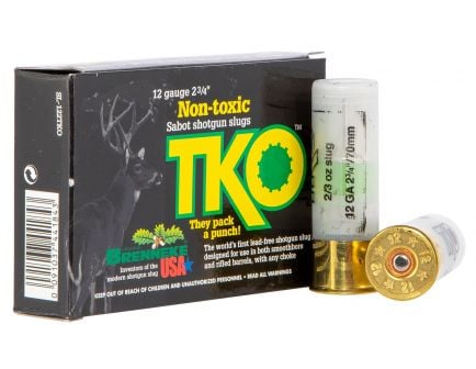 Brenneke USA TKO 12 Gauge 2.75" Shotgun Sabot Slug, 5/box - SL-122TKO