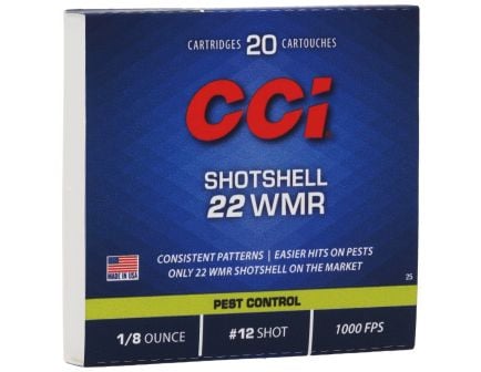 22 WMR SHOTSHELL 12 SHOT