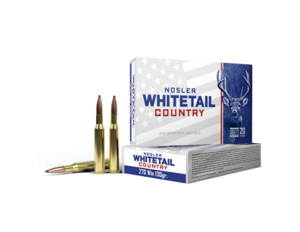 Nosler Whitetail Country .270 Winchester 130gr SB ST Ammo