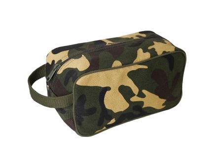 Rothco Canvas Travel Dopp Kit - Woodland Camo