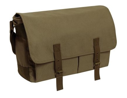 Rothco Deluxe Vintage Canvas Messenger Bag - Olive Drab