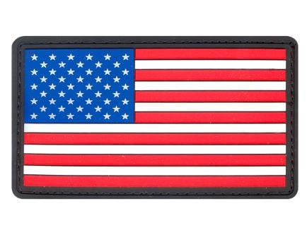 Rothco Pvc Us Flag Patch With Hook Back - Red - White - Blue, Packaging Bulk Packaging