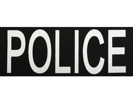 Rothco Police Patch With Hook Back - Set 1 Small 1 Large