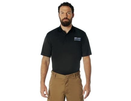 Rothco Thin Blue Line Moisture Wicking Polo