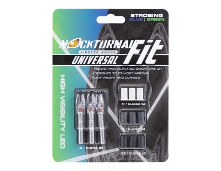 Nockturnal FIT Universal Nock, Strobing Blue/Green - NT-320