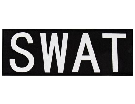 Rothco Swat Patch With Hook Back - Large