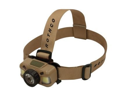Rothco Rechargeable 600 Lumen Led Headlamp - Coyote Brown