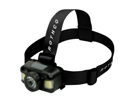 Rothco Rechargeable 600 Lumen Led Headlamp - Black