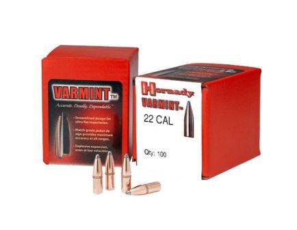 Hornady 22 Cal (.224) SP Bullets - 60gr - 100ct -2270