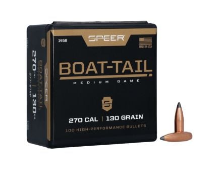 Speer .277 Cal 130 gr Reloading Bullets  Spitzer SPBT 100rds - 1458
