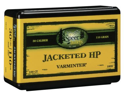 Speer Varminter .30 110 gr 0.308" Jacketed Hollow Point Bullet, 100/pack - 1835