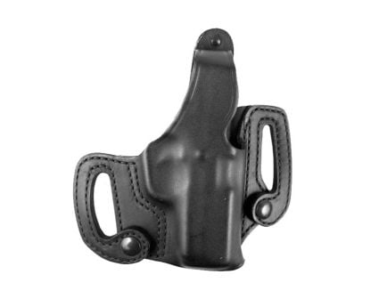 Blackhawk! RH Detachable Slide Holster for Colt Gov't/Commander, Black Leather - 420101BK-R
