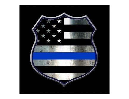 Rothco Thin Blue Line Shield T-Shirt