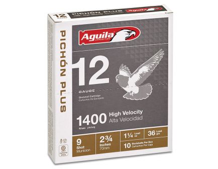 Aguila Pichon Plus  High Velocity 12 Gauge 2.75" #9 10rds - 1CHB1297