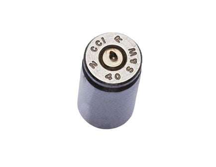 2 Monkey Trading 40 Caliber Bullet Valve Stem Caps, Pack of 4, Nickel Finish, Silver