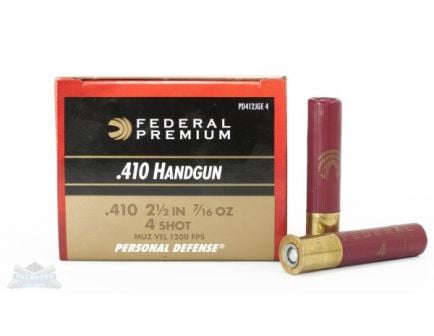 Federal 410ga 3" 9 Pellet 4 Buck Ammunition, 20 Round Box - PD413JGE 4