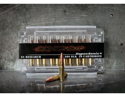 G2 Research .300 AAC Blackout Rip Out Supersonic 20 Rounds Ammunition - G2R30ROSUPER
