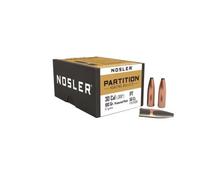 Nosler 30 Caliber (.308) 180gr Protected Point Bullets 50ct - 25396