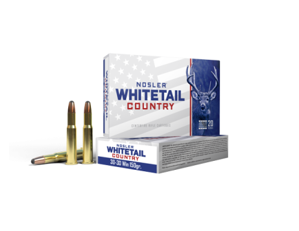 Nosler Whitetail Country 30-30 Winchster 150gr SB-RN Ammo
