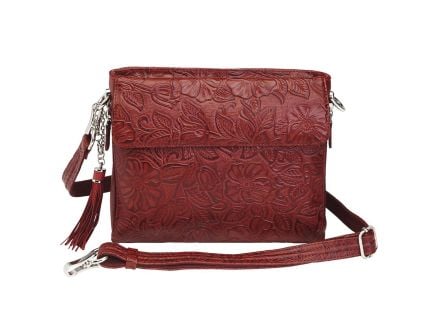 Gun Tote'n Mamas Holster Ambidextrous Cowhide Leather, Cherry