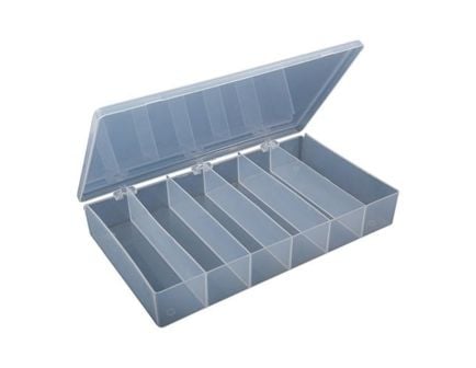 Brownells 11" x 6.50" x 1.56" Storage Bin, Clear Pack of 1